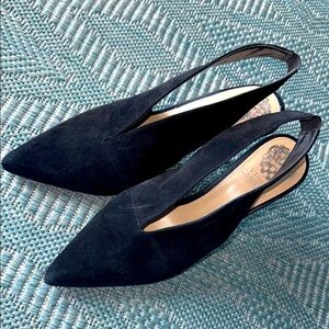 Vince Camuto Black Slingback Women's Shoes